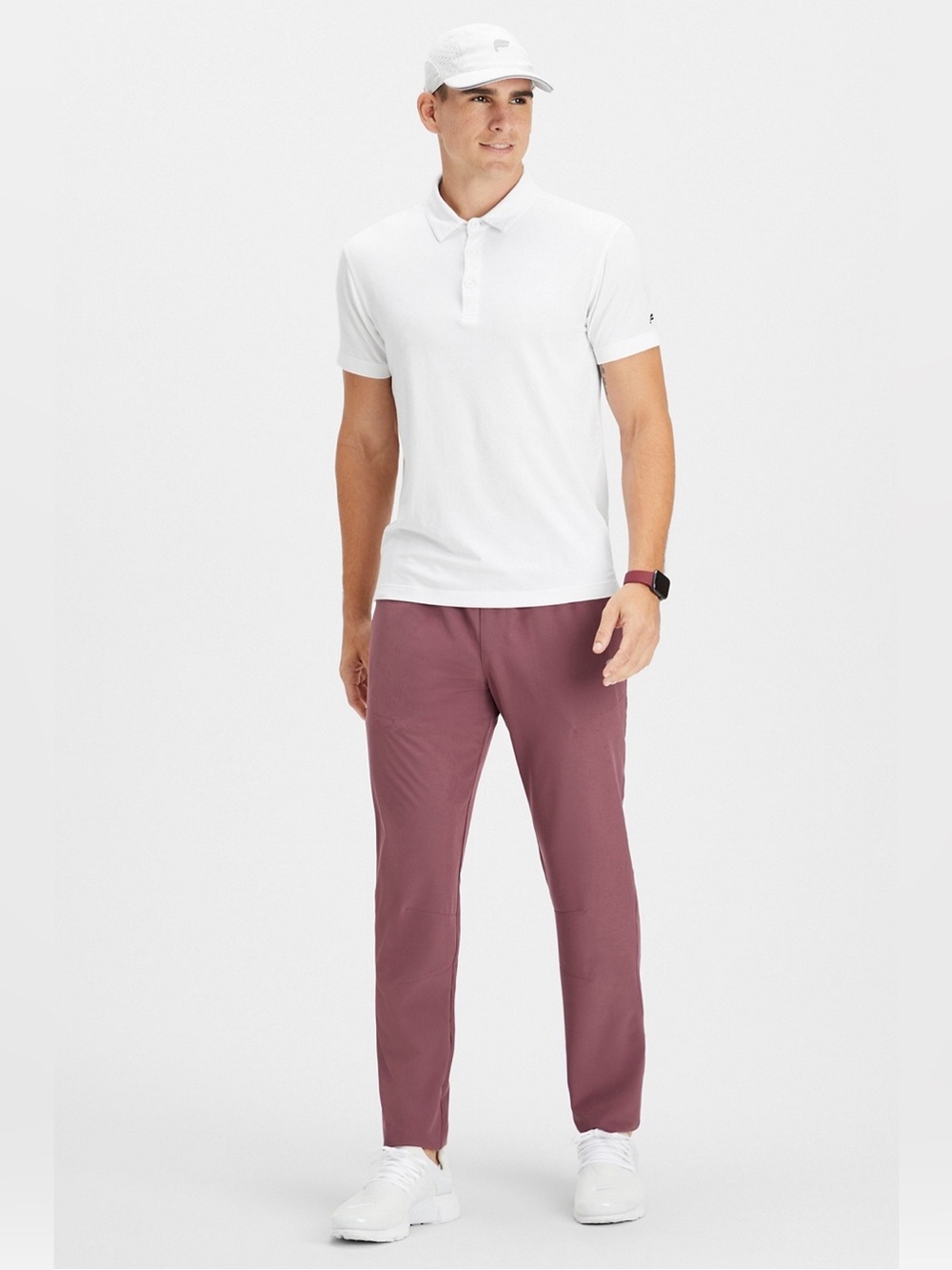 Fabletics The Fundamental Pant in Smoke Red, Athletic Gorpcore Outdoor, Men's XL